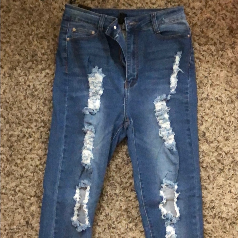 Jeans off of fashion nova